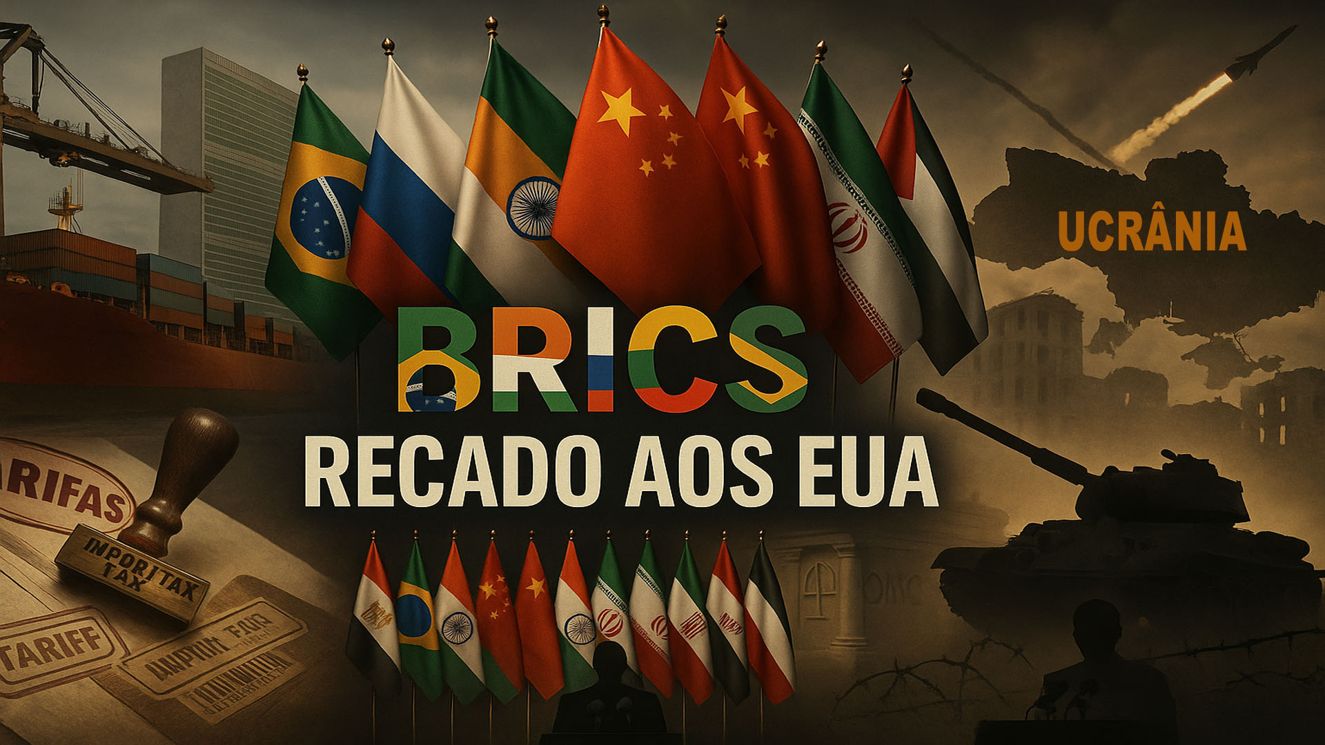 BRICS atacam tarifas e mandam recado indireto aos EUA, exigem reativação de órgão importante, mas se calam sobre a Ucrânia
