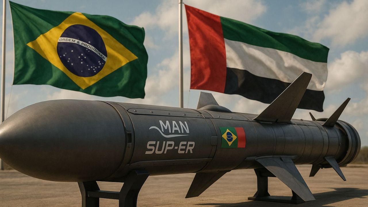 Brasil entra na rota dos mísseis parceria com grupo árabe de R$ 3 bilhões vai produzir e exportar a nova e poderosa arma da Marinha, além de gerar 800 empregos diretos e indiretos