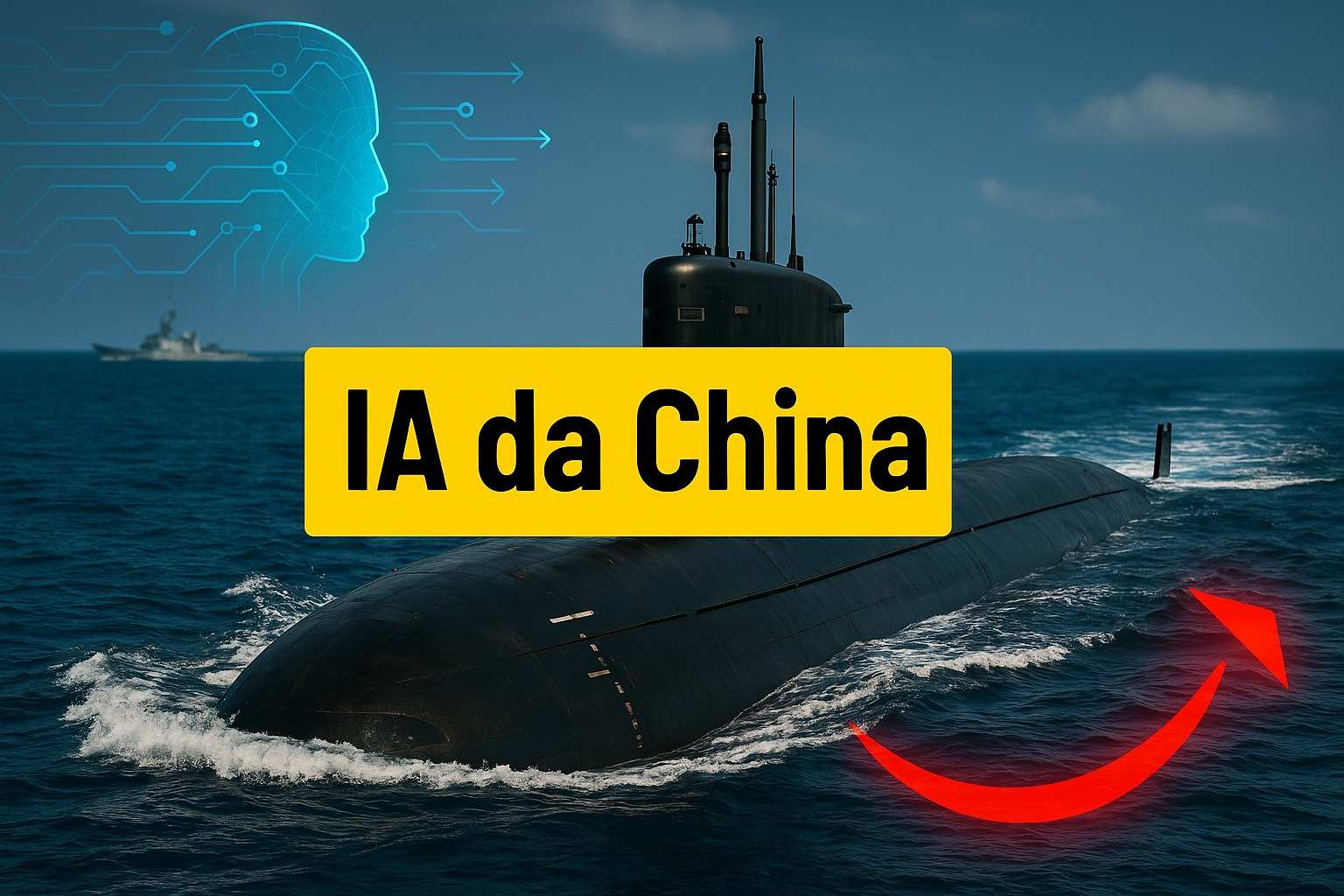 Pesquisa chinesa revela sistema anti submarino com IA capaz de rastrear submarinos silenciosos com 95% de sucesso e apenas 5%