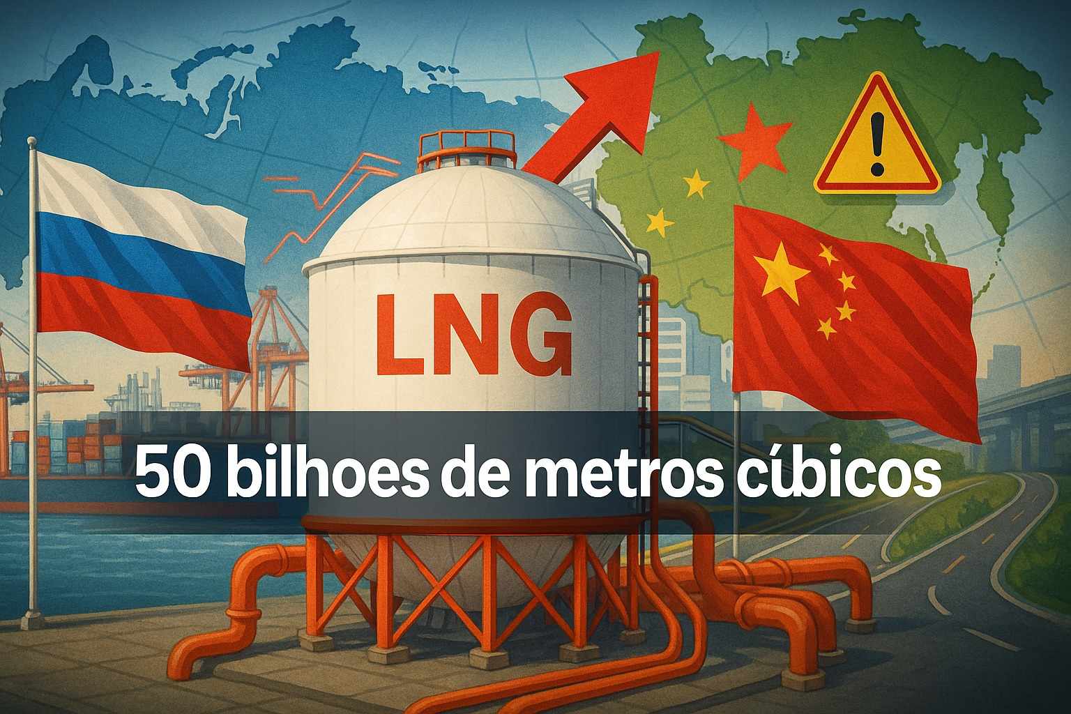 Rússia e China desafiam ameaça de tarifa de Trump e anunciam construção de gasoduto com capacidade 50 bilhões de metros cúbicos por ano