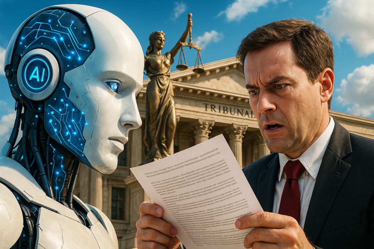 Caso inédito mostra riscos da inteligência artificial no Direito: tribunal condena advogado por usar ChatGPT com citações falsas e aplica multa de US$ 10 mil.