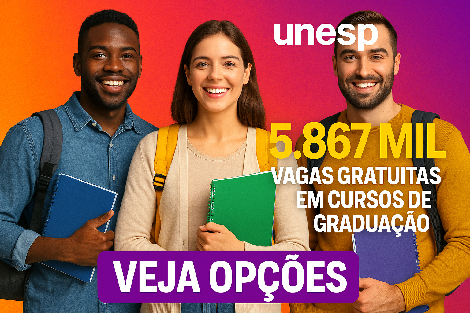 Unesp; Vestibular; Vagas; Cursos.