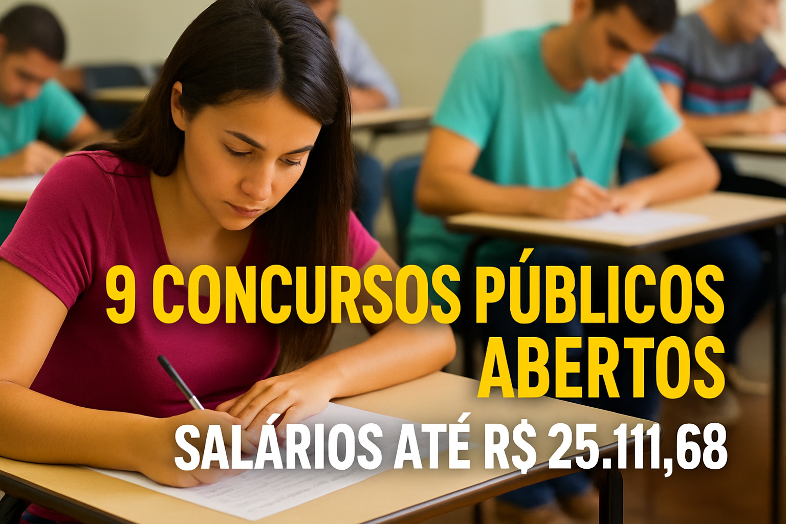 Concursos; Vagas; Salários; Inscrições.