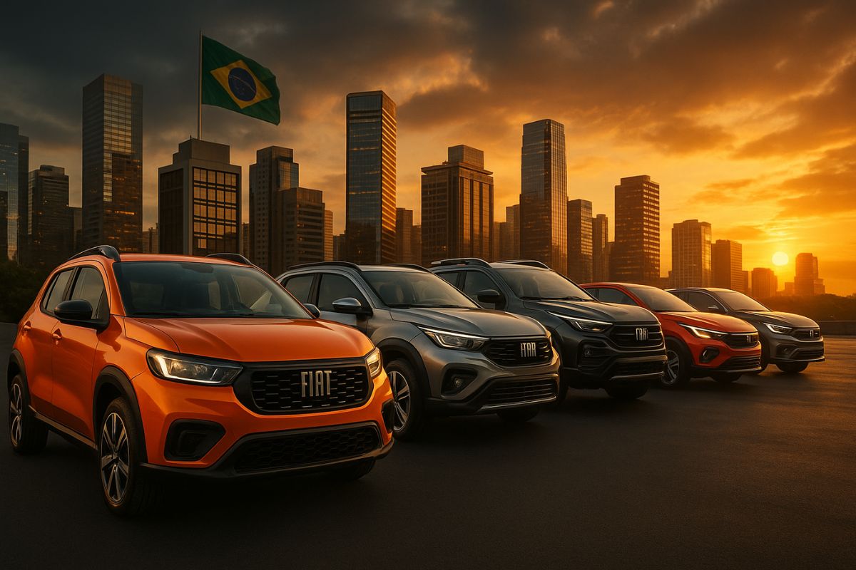 Novos carros da Fiat chegarão ao Brasil em plano da Stellantis, com lançamento anual no mercado automotivo a partir de 2026.