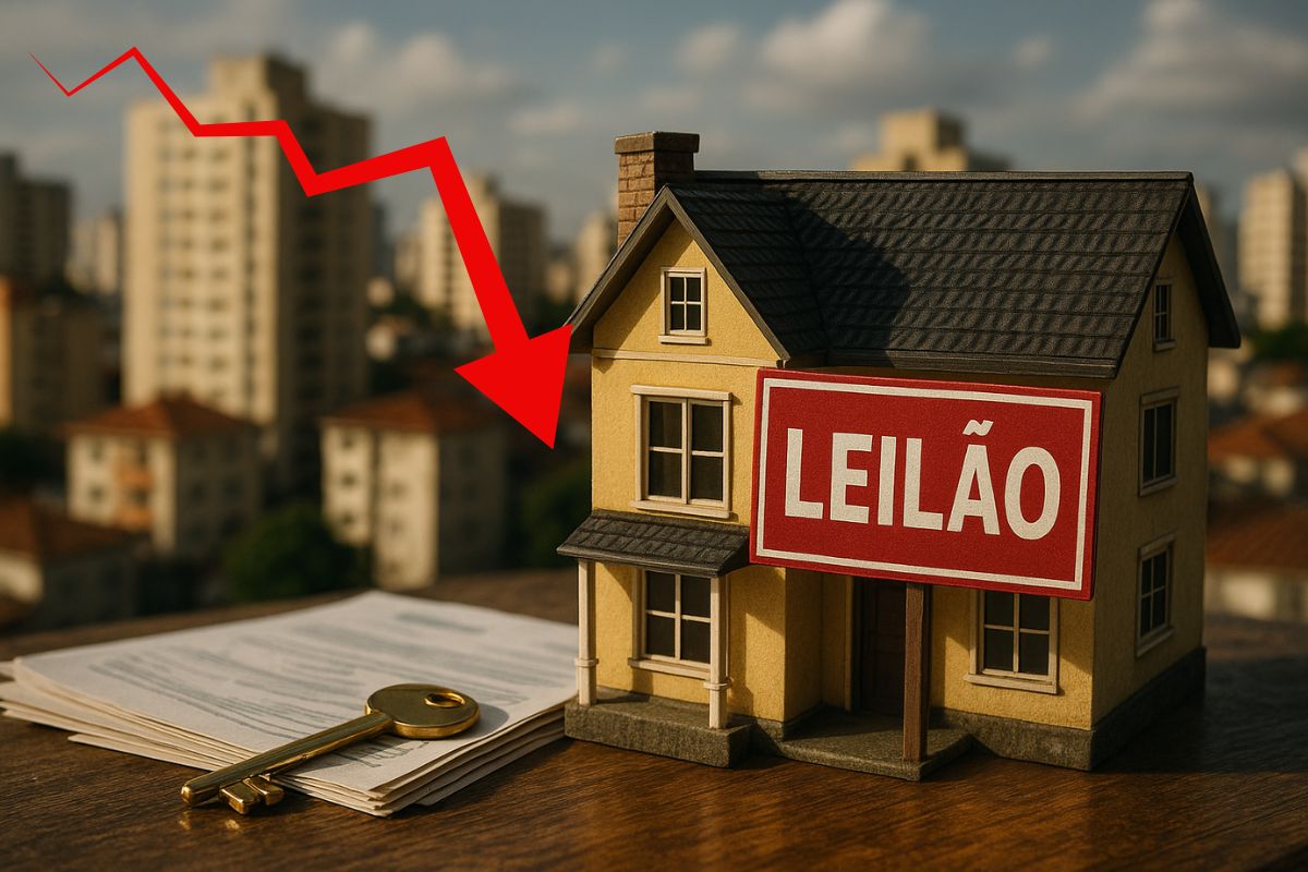 Em 2025, a classe média sofre: bancos exigem 30% de entrada e milhares de imóveis em leilão; até a Caixa Econômica e o Minha Casa, Minha Vida refletem o dilema