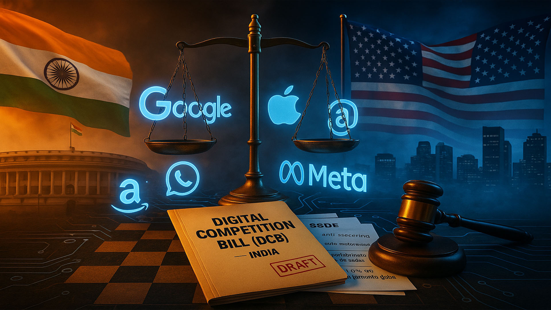 Com 1,4 bilhão de habitantes, Índia está à beira de uma lei que coloca Big Tech dos EUA sob mira preventiva, mas cronograma segue indefinido