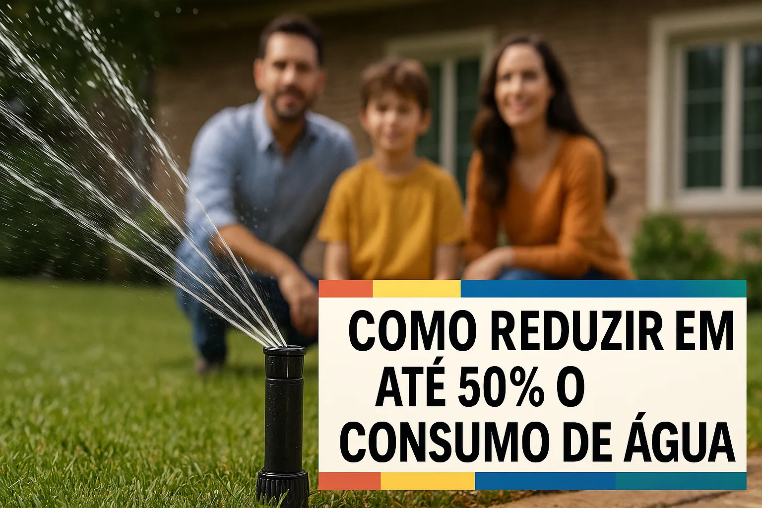 Como a irrigação automatizada reduz em até 50% o consumo de água em jardins residenciais