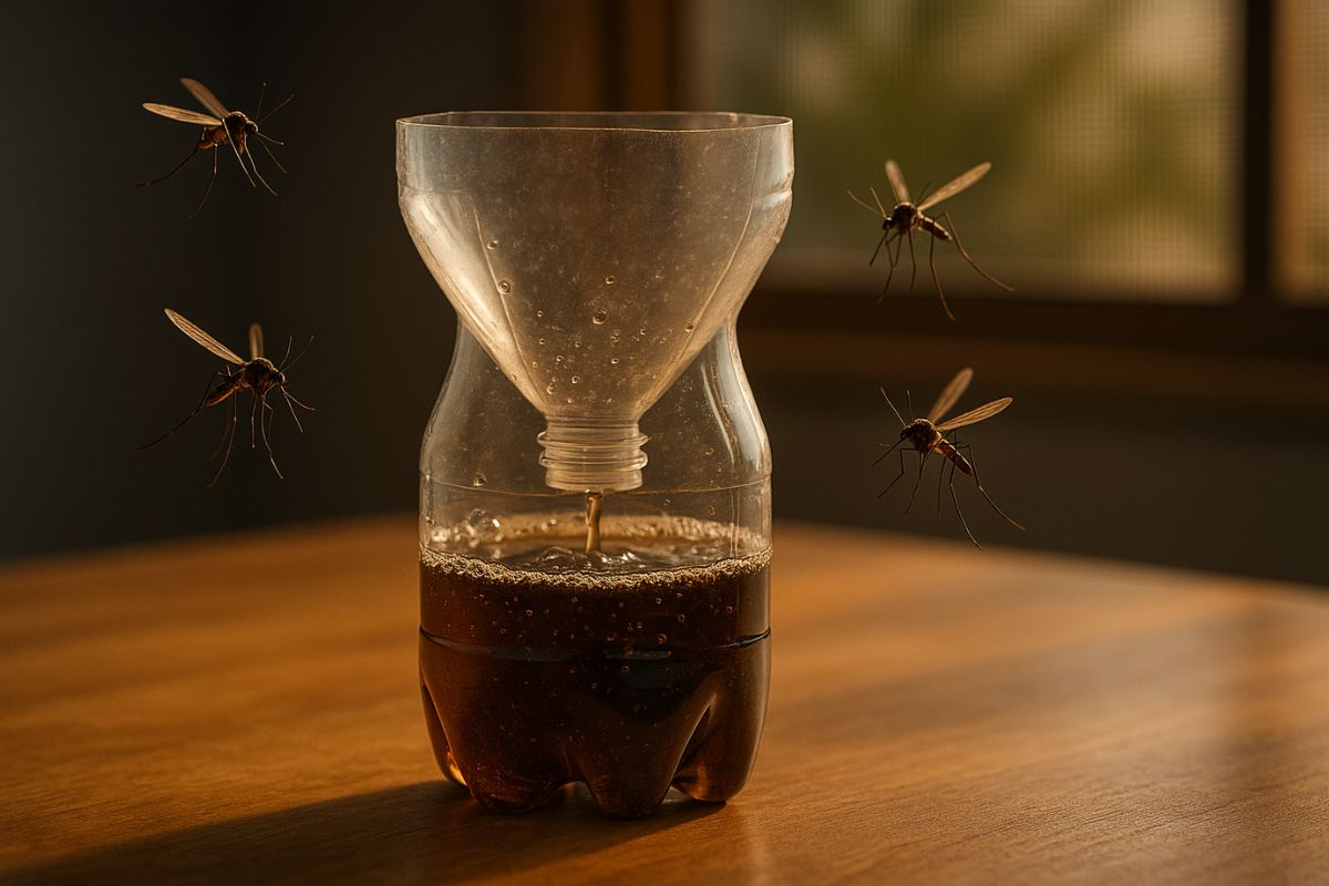 Descubra como eliminar mosquitos e pernilongos com armadilha de garrafa PET do canal Pomar e Horta Sustentáveis e dicas contra água parada.