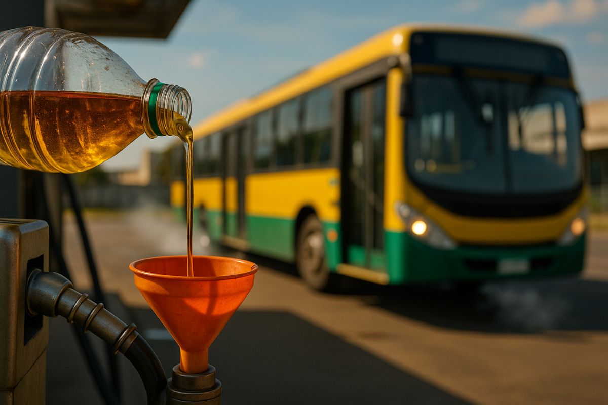 Projeto em Juiz de Fora, no Brasil, mostra como óleo de cozinha usado pode ser transformado em biocombustível, abrindo caminho para diversificação da matriz energia nacional e soluções sustentáveis para o futuro.