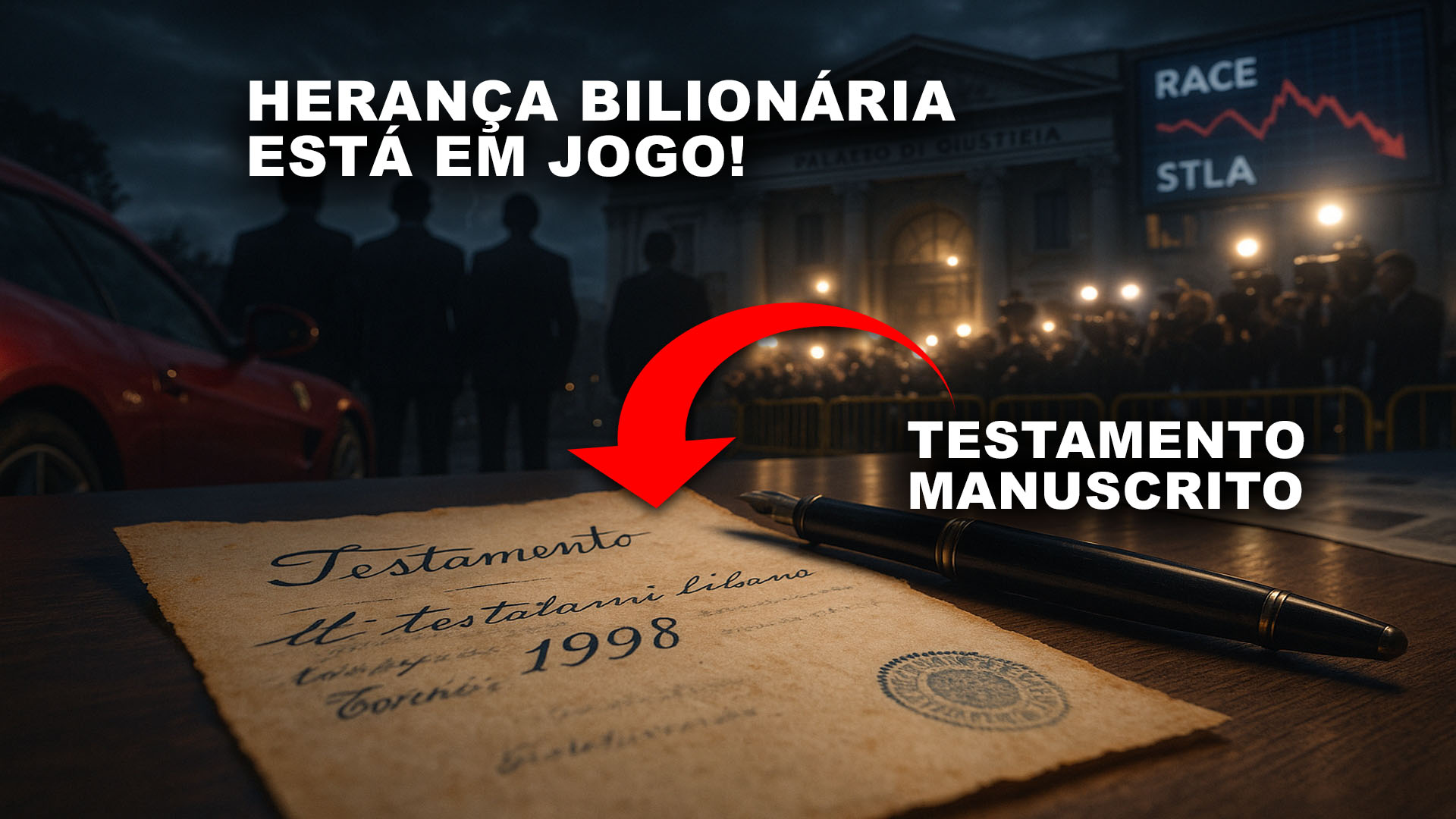 Disputa por herança bilionária ganha novo capítulo com surgimento de testamento manuscrito de 1998 e deixa investidores de Ferrari e Stellantis apreensivos