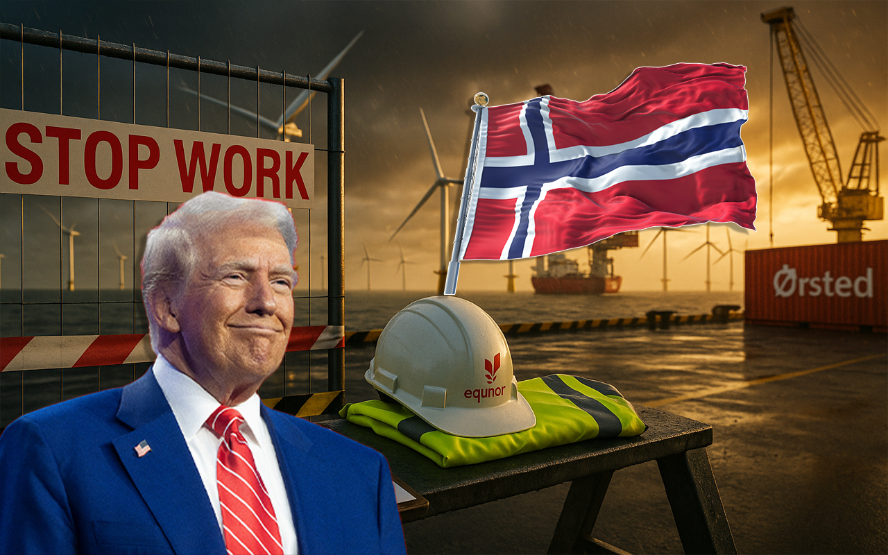 Equinor injeta quase US$ 1 bi na Ørsted enquanto Trump aperta o cerco à energia eólica offshore, mantém 10% e mira assento no conselho após stop-work do BOEM e corte de US$ 679 mi