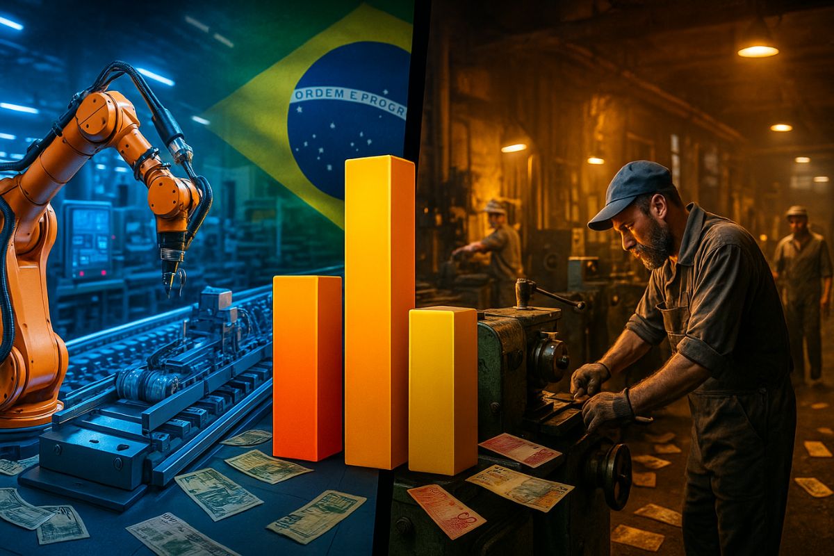 Ex-presidente do Banco Central Gustavo Franco alerta que o Brasil concentra recursos em setores ineficientes enquanto multinacionais no Brasil puxam um terço do PIB com ganhos de produtividade muito acima da média.