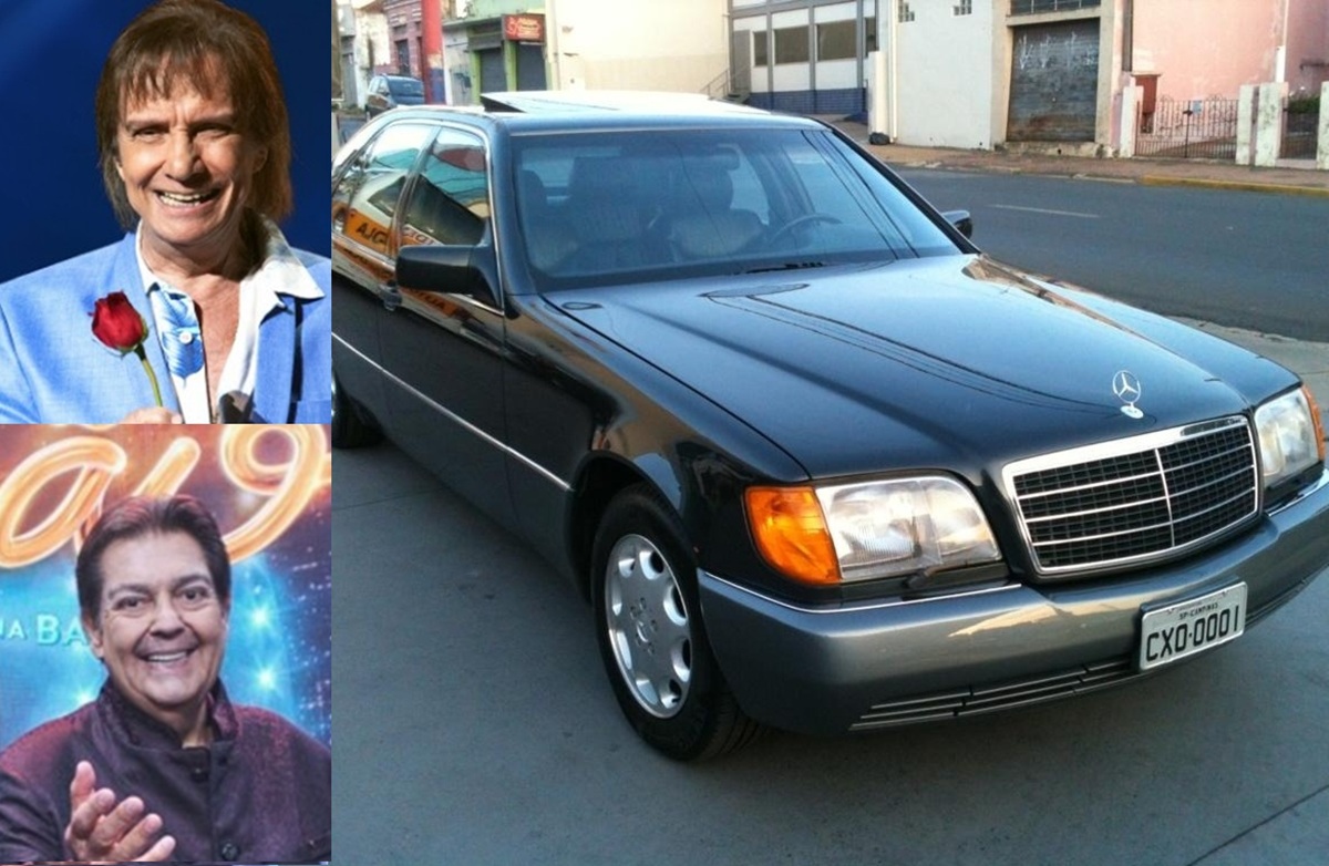 Faustão já teve um dos 4 Mercedes Benz 300 SE no Brasil, sedã de 5,11 m e 193 cv que alcançava 210 km/h.