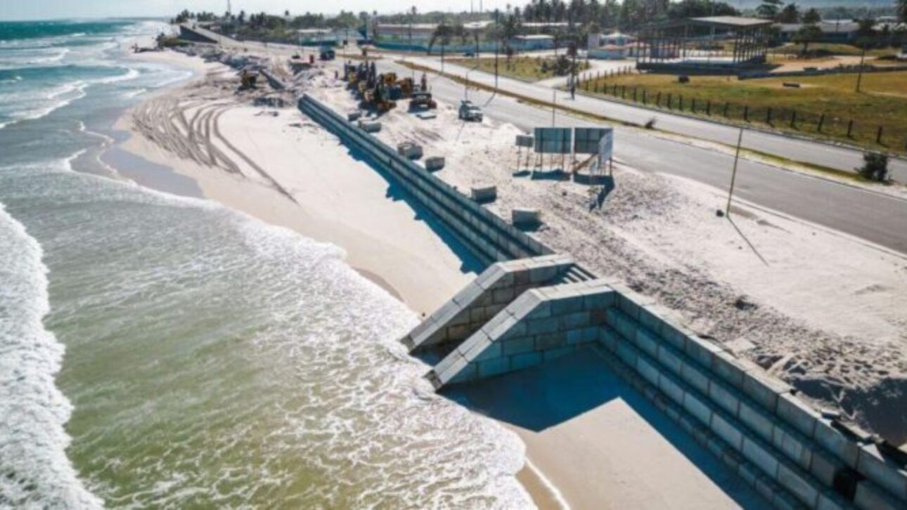Balneario Camboriú construye muro subterráneo de 6 km con drenaje de 12 mil L/s y revitalización de la costa para contener erosión costera