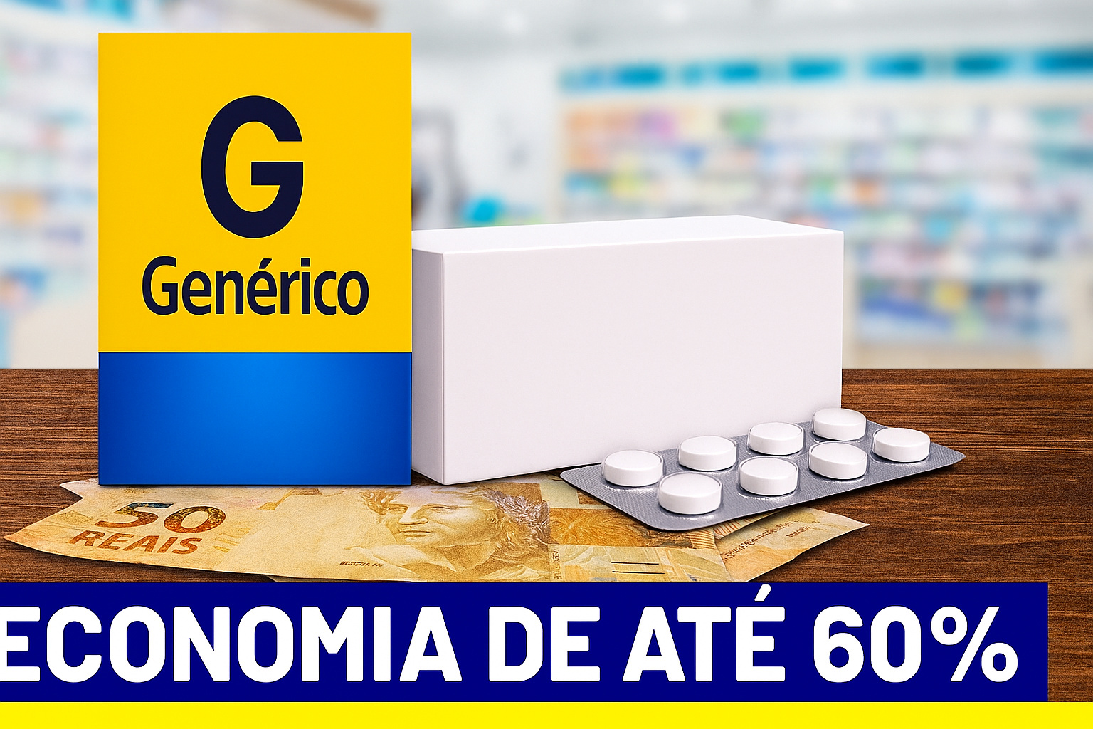 Genérico funciona igual ao remédio de marca, tem preço até 60% menor e segue os mesmos testes; descubra por que ainda gera tanta dúvida após 24 anos