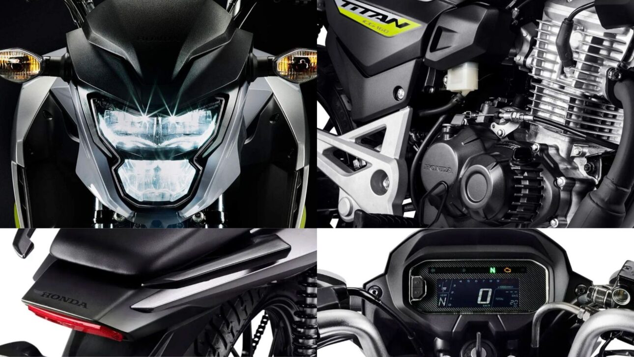 La versión Titan de la CG 160 2026 recibe opción en gris metálico y sigue equipada con farol en LED y ABS delantero. (Imagen: divulgação)