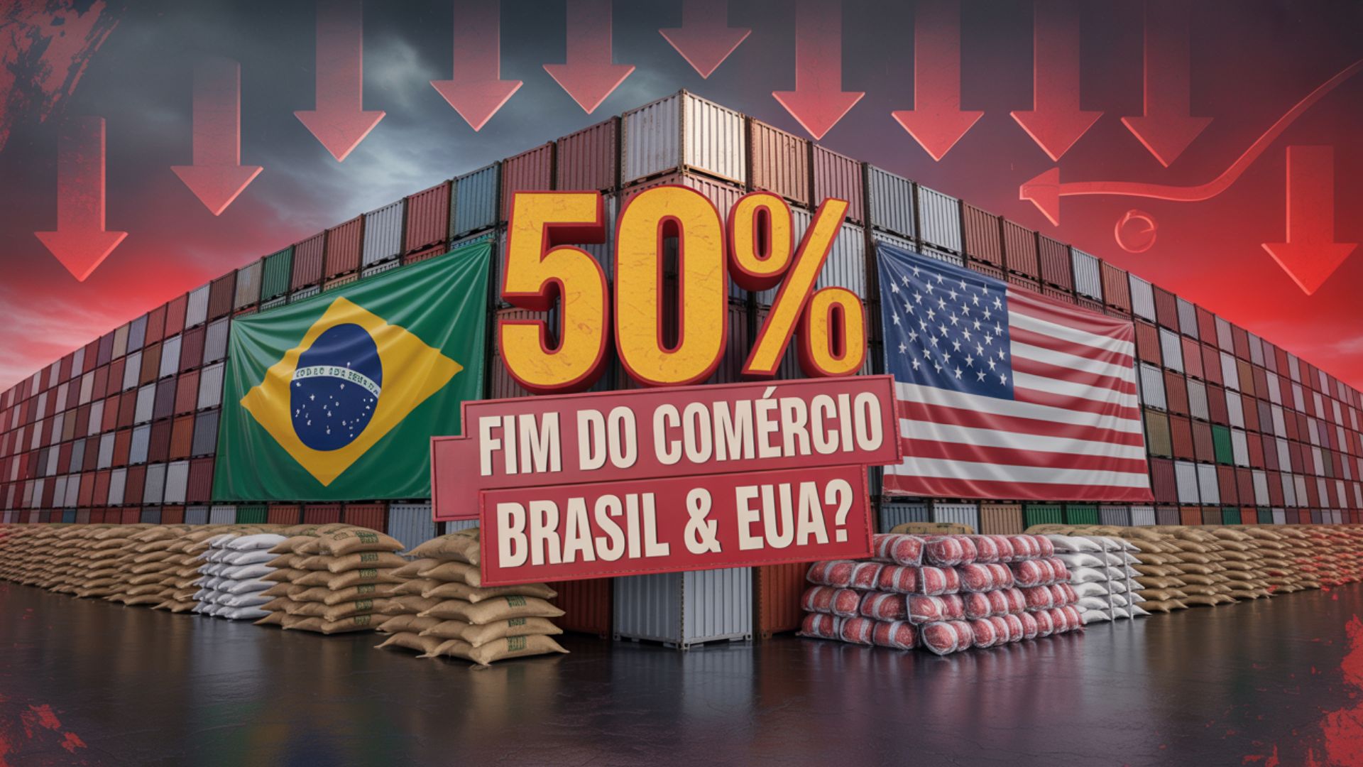 Brasil cogita Lei da Reciprocidade após tarifaço de 50% dos EUA, enquanto indústria avalia até 15 meses sem exportar.