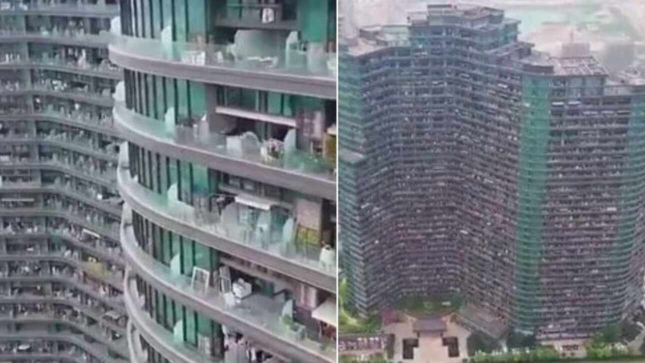 El mayor edificio residencial de China alberga 30 mil personas en Hangzhou y concentra servicios como escuelas, mercados y clínicas.