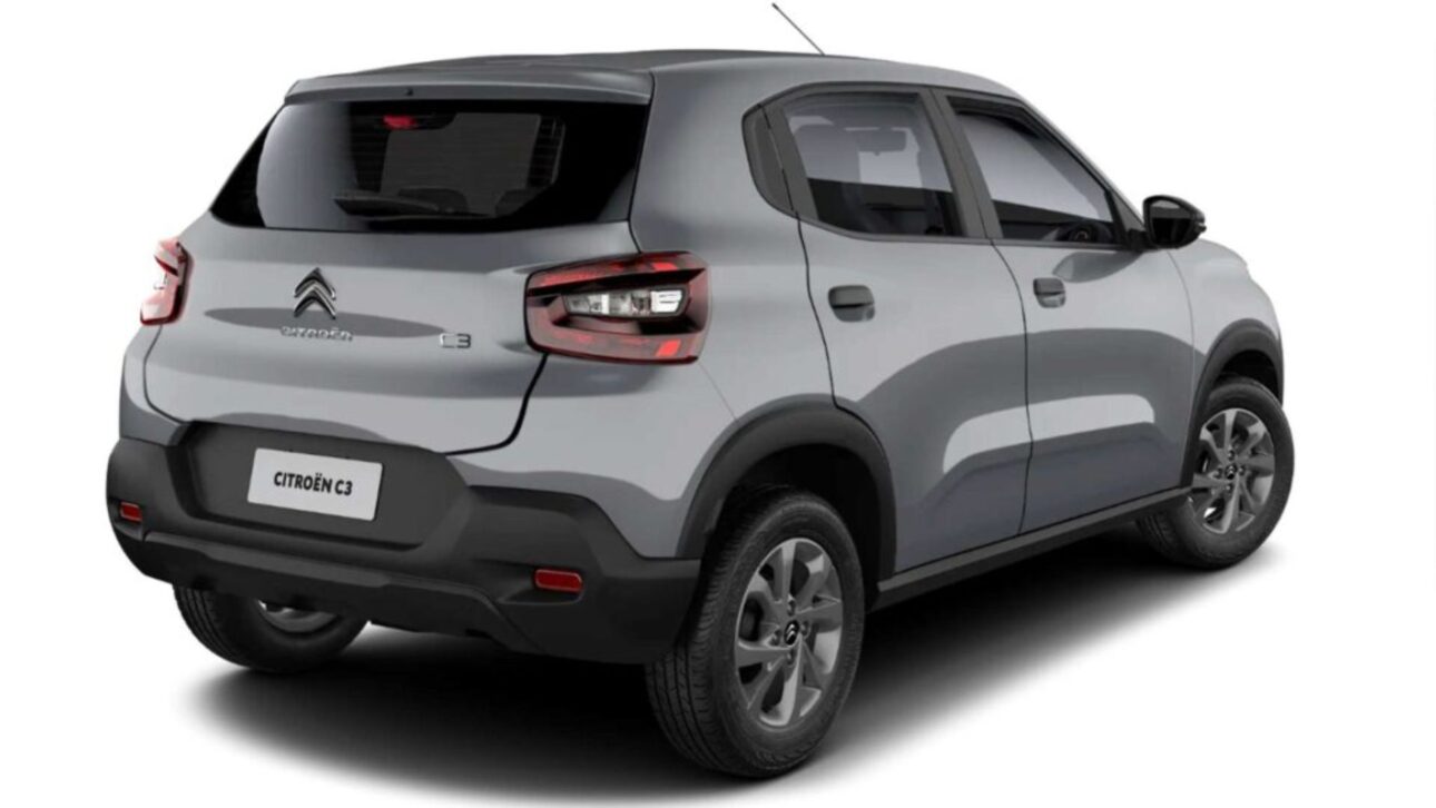 Citroën C3 Live Pack 2024: hatch automático 1.6 com 120 cv, central de 10″ e preço Fipe abaixo de R$ 70 mil.