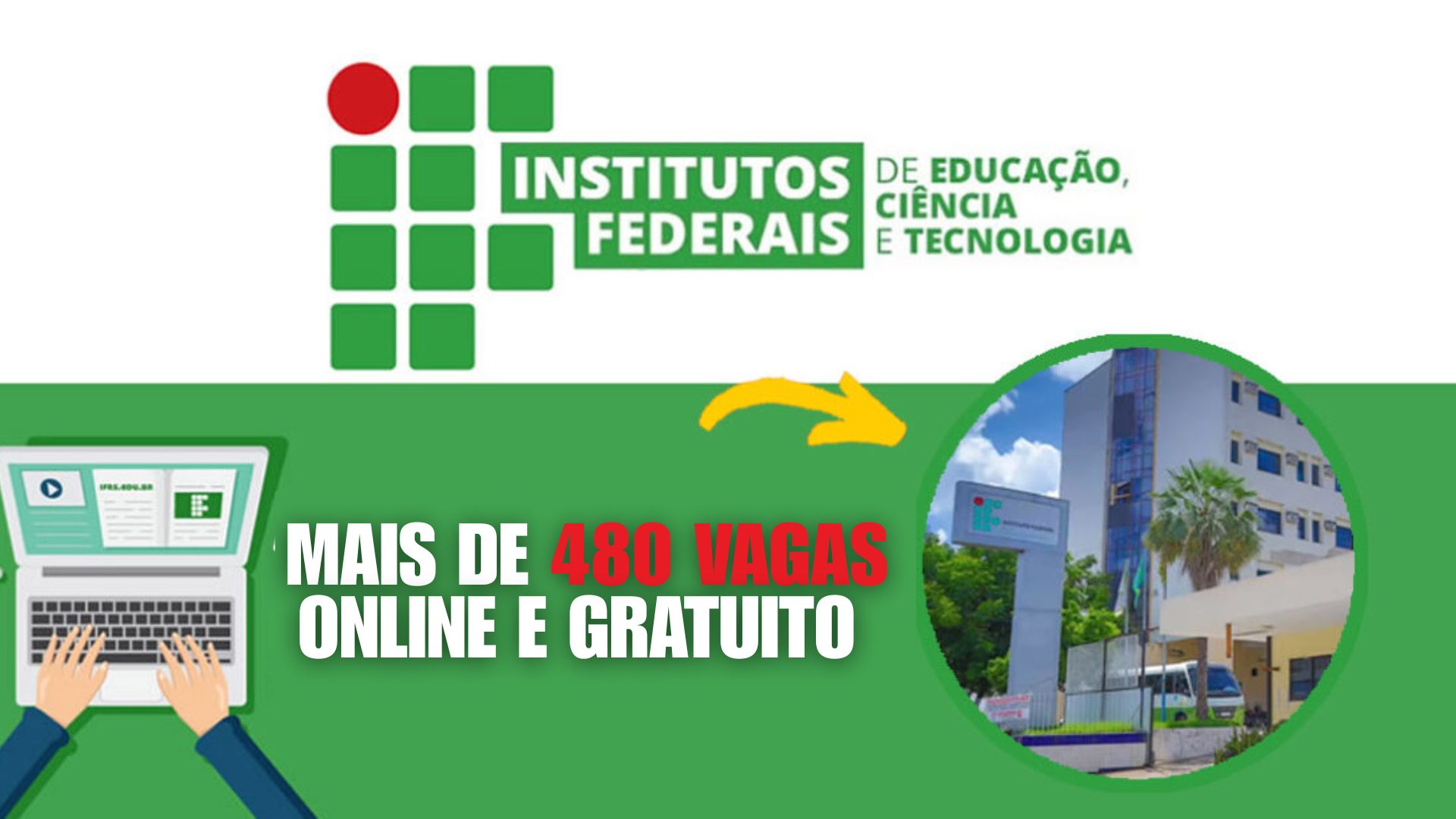 IFFar abre 480 vagas em cursos técnicos gratuitos e 100% EaD no RS. Inscrições online até 16 de outubro de 2025.
