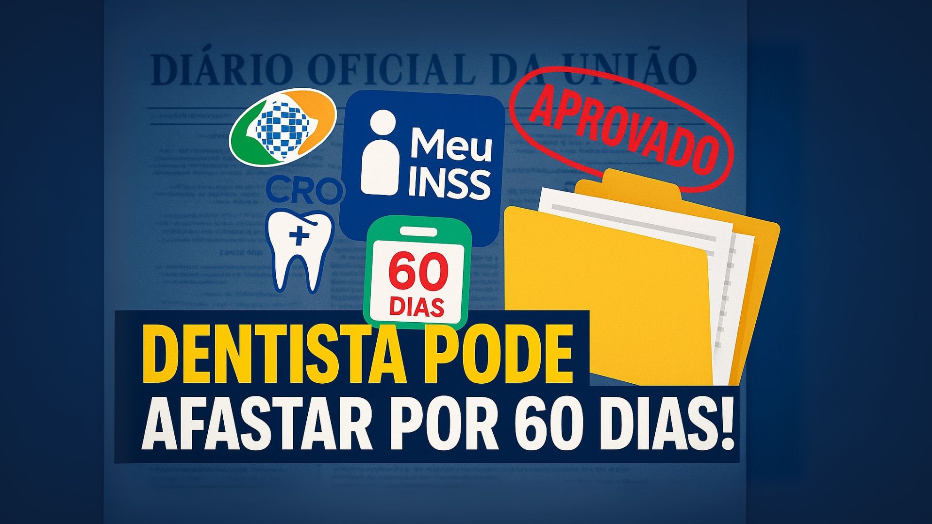 Atestado odontológico já libera auxílio-doença no INSS por até 60 dias sem perícia presencial. Entenda regras, prazos e exigências.