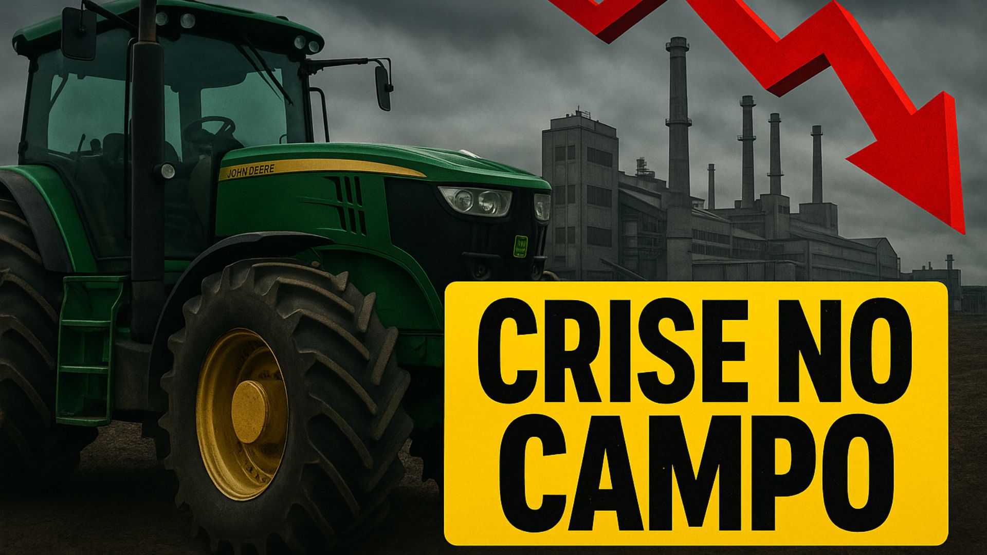 John Deere demite 150 em Horizontina (RS). Exportações caem e crise agrícola pressiona indústria e empregos no Rio Grande do Sul.