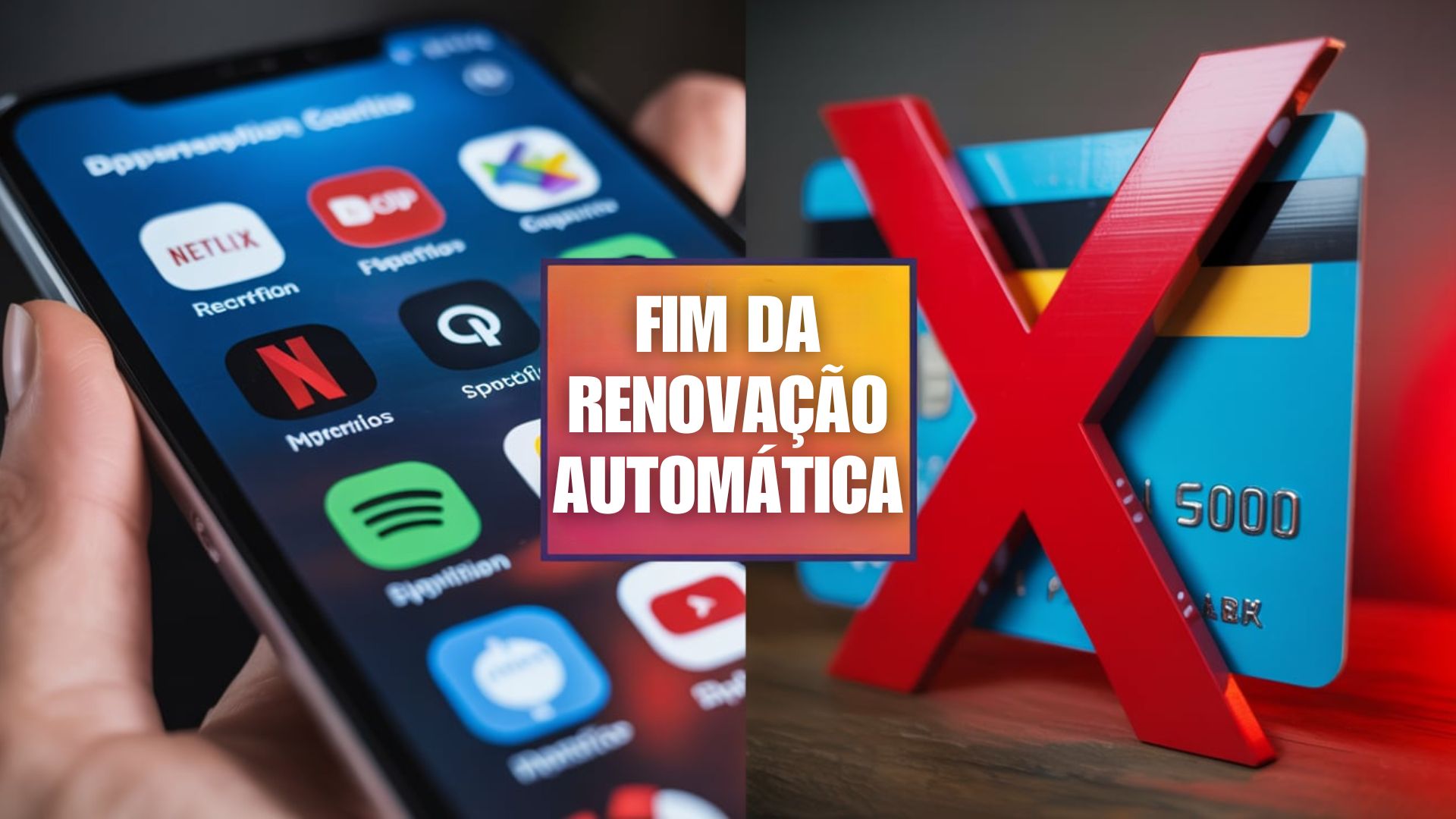 Projeto de lei obriga cancelamento imediato de serviços com renovação automática e suspende cobranças no cartão de crédito.