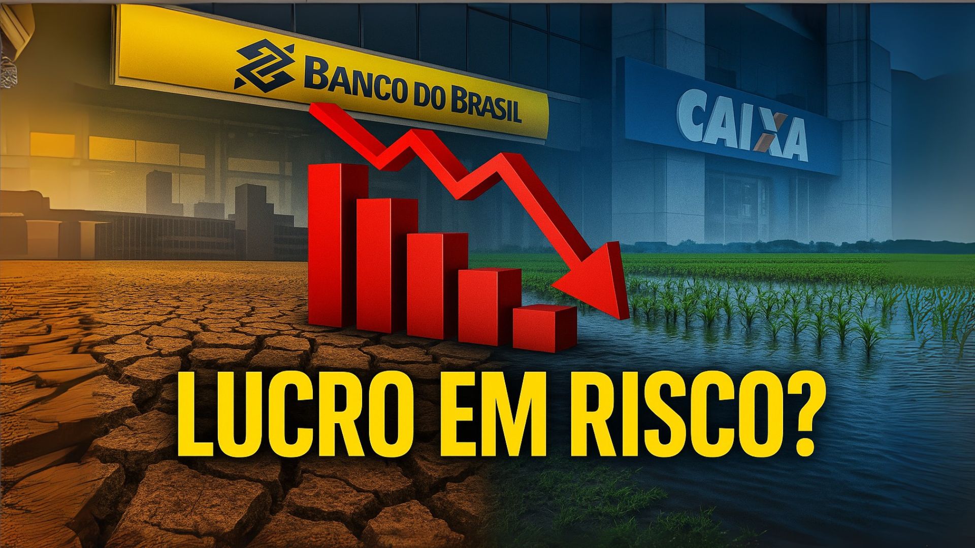 Bancos públicos enfrentam alta da inadimplência no agronegócio, queda nos lucros e restrição do crédito rural em meio a juros altos.