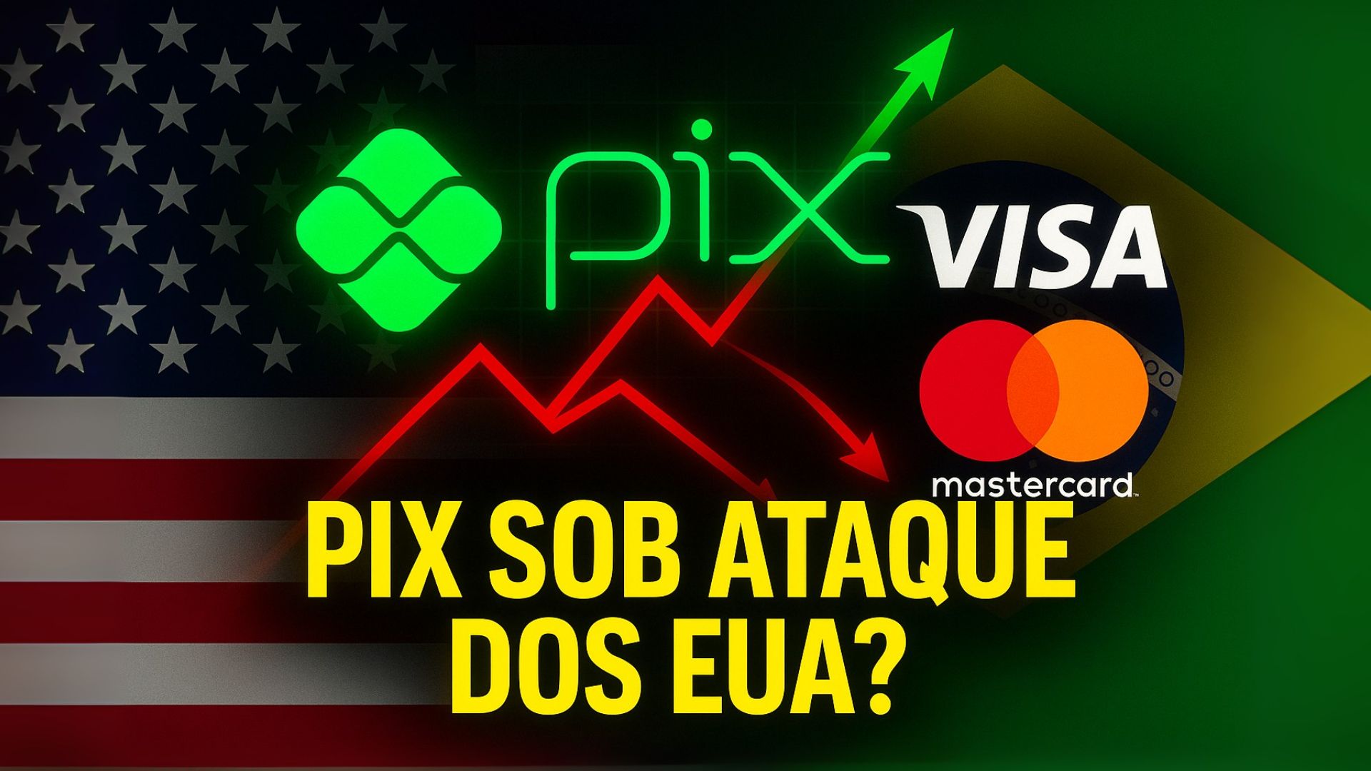 Pix vira alvo de críticas nos EUA com Trump apoiando Visa e Mastercard em disputa sobre pagamentos digitais e soberania brasileira.