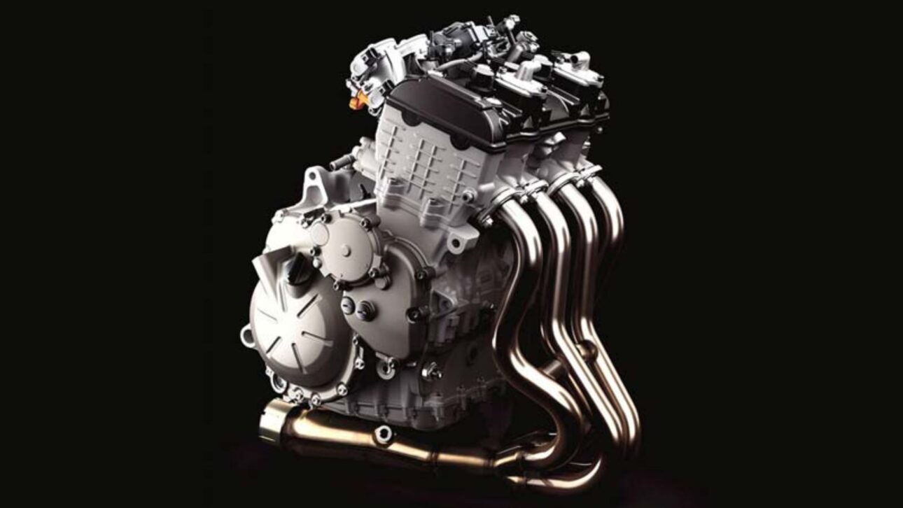 Motor Honda 4 cilindros en línea, referencia de rendimiento y suavidad que marcó generaciones de motocicletas deportivas. (Imagen: Divulgación)