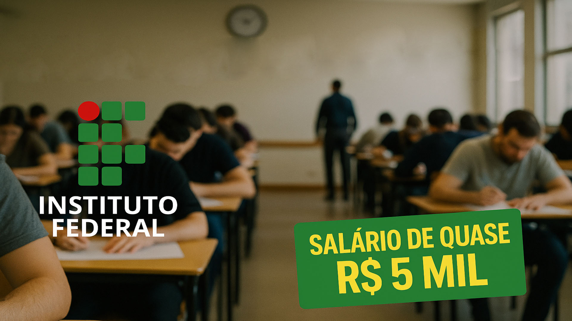 Instituto Federal prepara novo concurso com salários de até R$ 4,9 mil e auxílio de R$ 1 mil para nível médio e superior no Espírito Santo