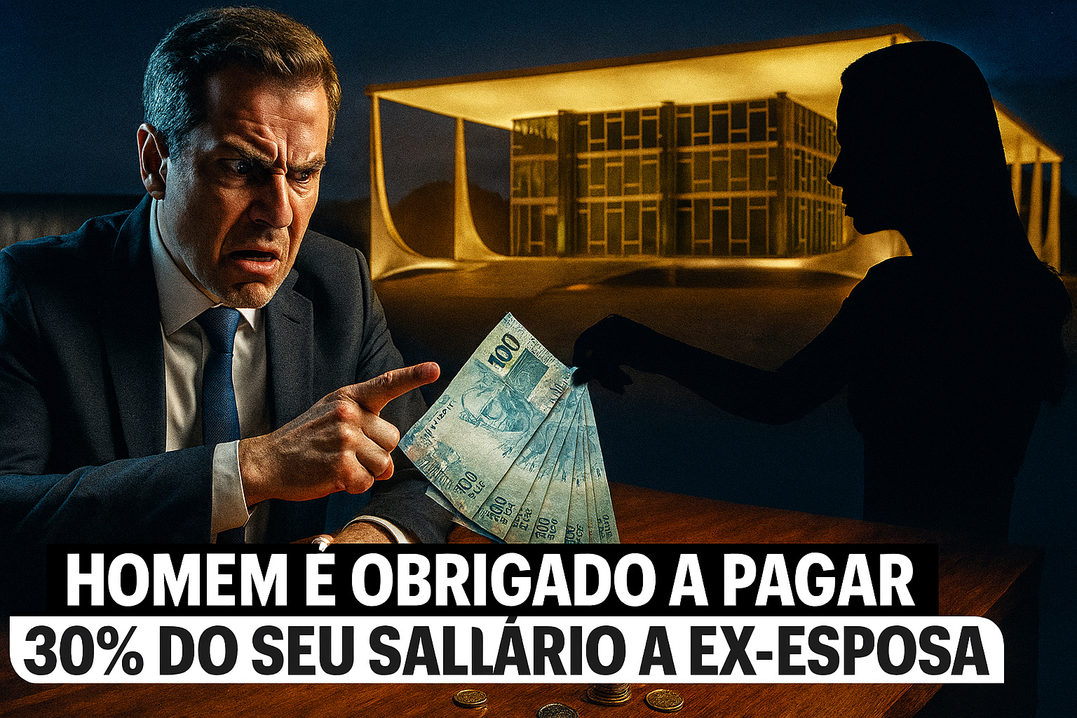 Justiça decide que homem deve repassar 30% do salário à ex-esposa que abandonou a carreira para se dedicar ao lar e criou desequilíbrio patrimonial