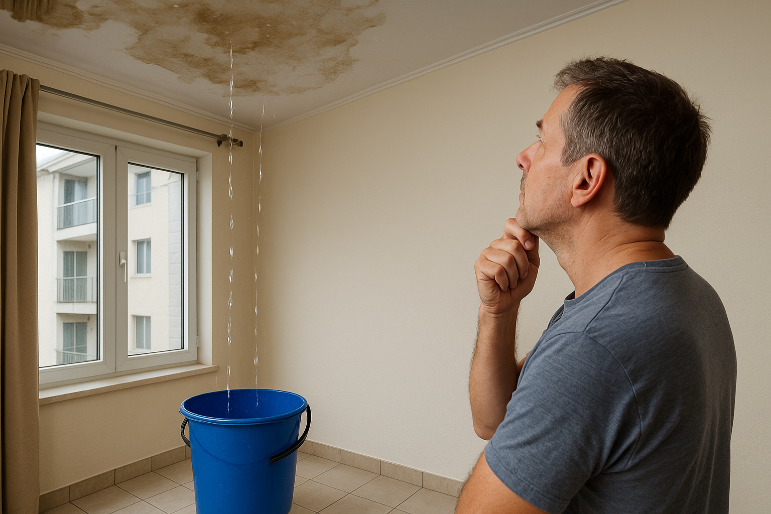 Lei permite multar vizinhos por infiltrações e goteiras vindas do apartamento de cima: proprietário responde por danos mesmo sem culpa direta