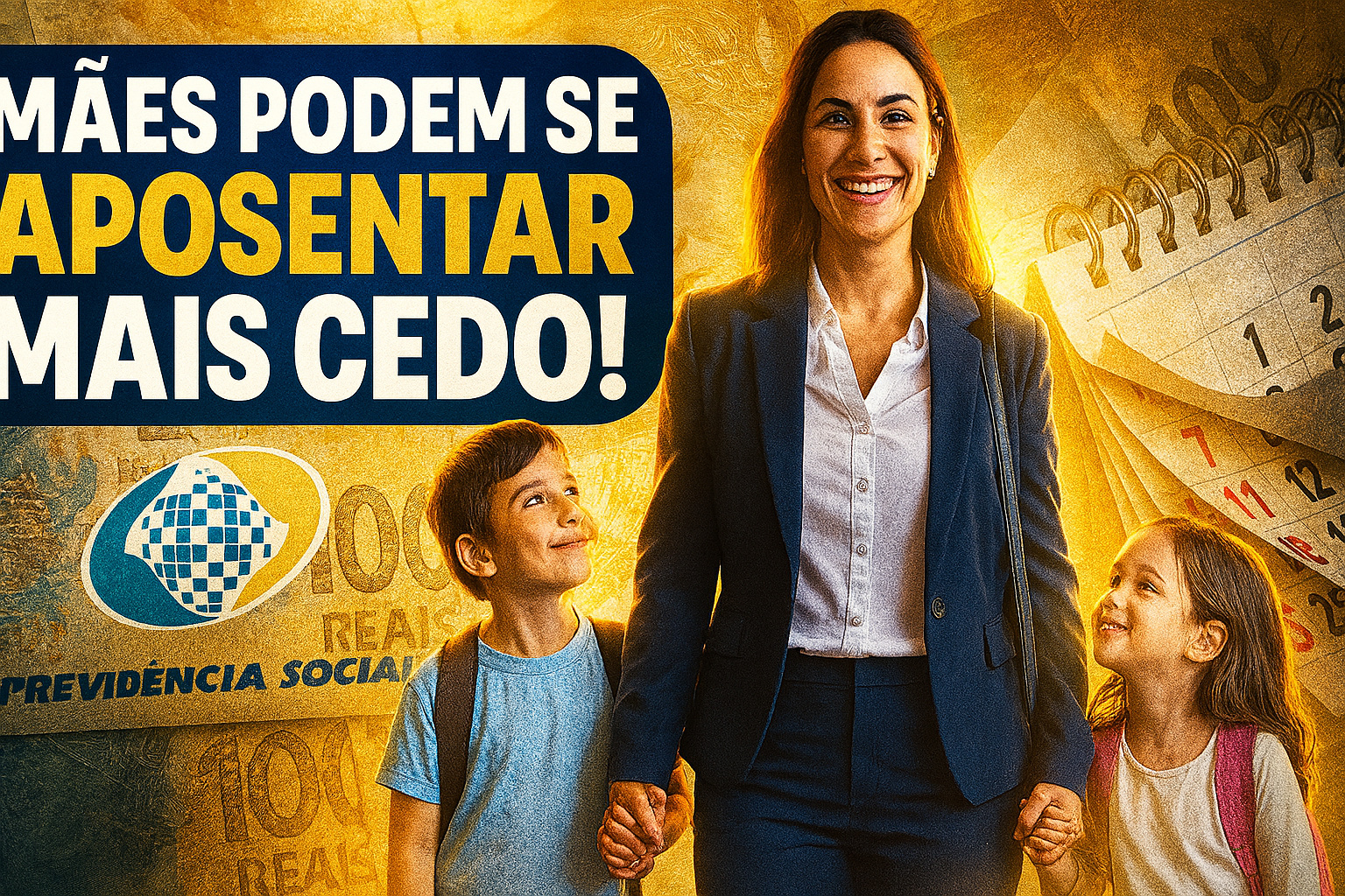 Mães podem se aposentar mais cedo: projeto de lei prevê até 3 anos de bônus por filho e promete mudar aposentadoria de baixa renda no Brasil