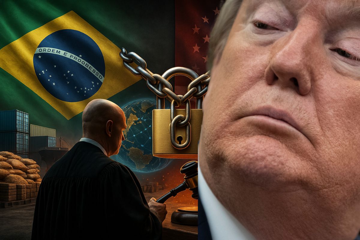 O advogado sustenta que desafiar sanções americanas para proteger um único sancionado pode acionar engrenagens financeiras automáticas que, em semanas, isolaríam bancos brasileiros do mundo e atingiriam reservas, comércio e remédios no país.