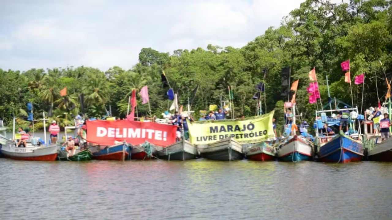 Exploración de petróleo en la Foz del Amazonas genera protestas de pescadores de Marajó, que temen impactos ambientales y perjuicios para comunidades tradicionales