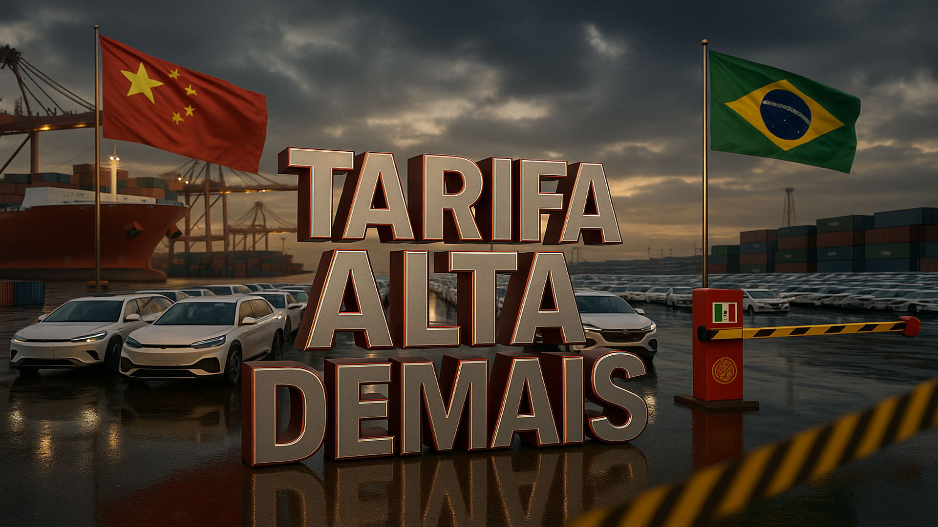 México reage à invasão de carros chineses e impõe Super Tarifa, diferente do Brasil que adiou a alta e viu estoques inflarem e portos congestionados