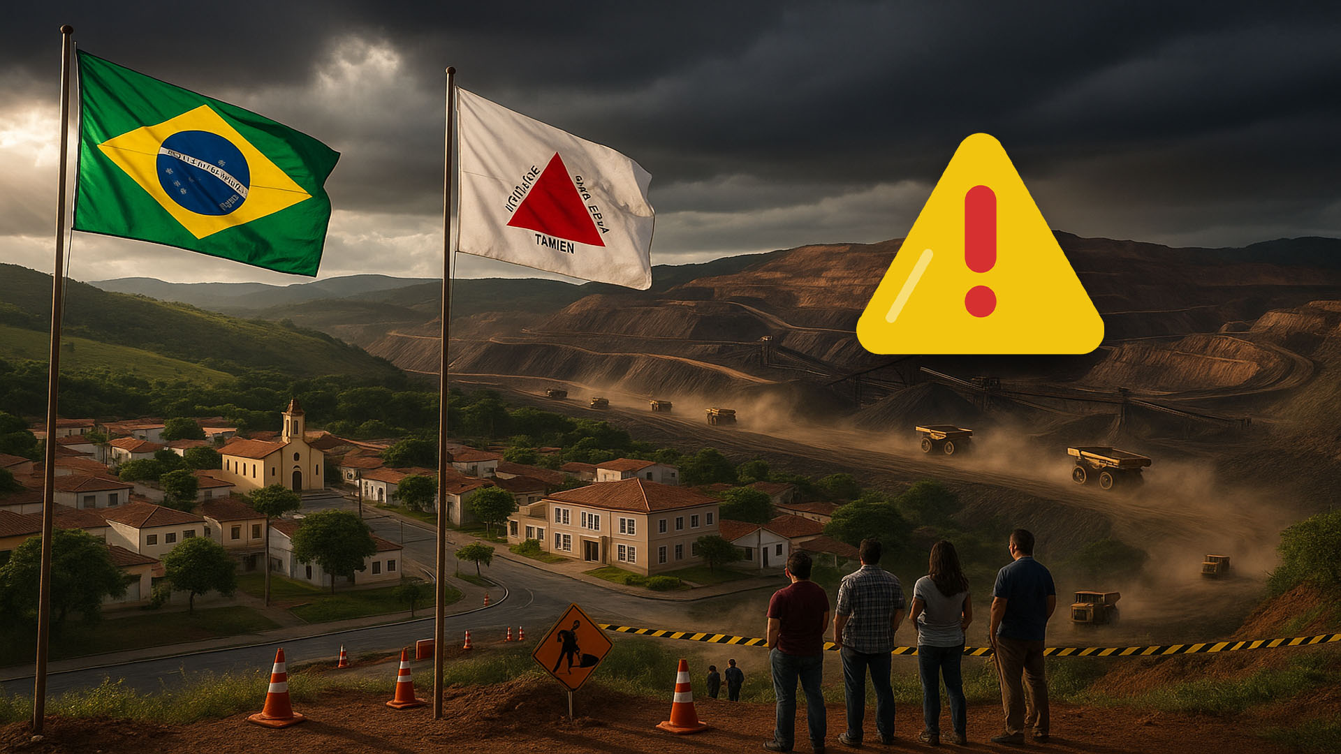 Mineração garante 90% do orçamento mas deixa pequena cidade brasileira com 12 mil habitantes em alerta devido ao risco de dependência