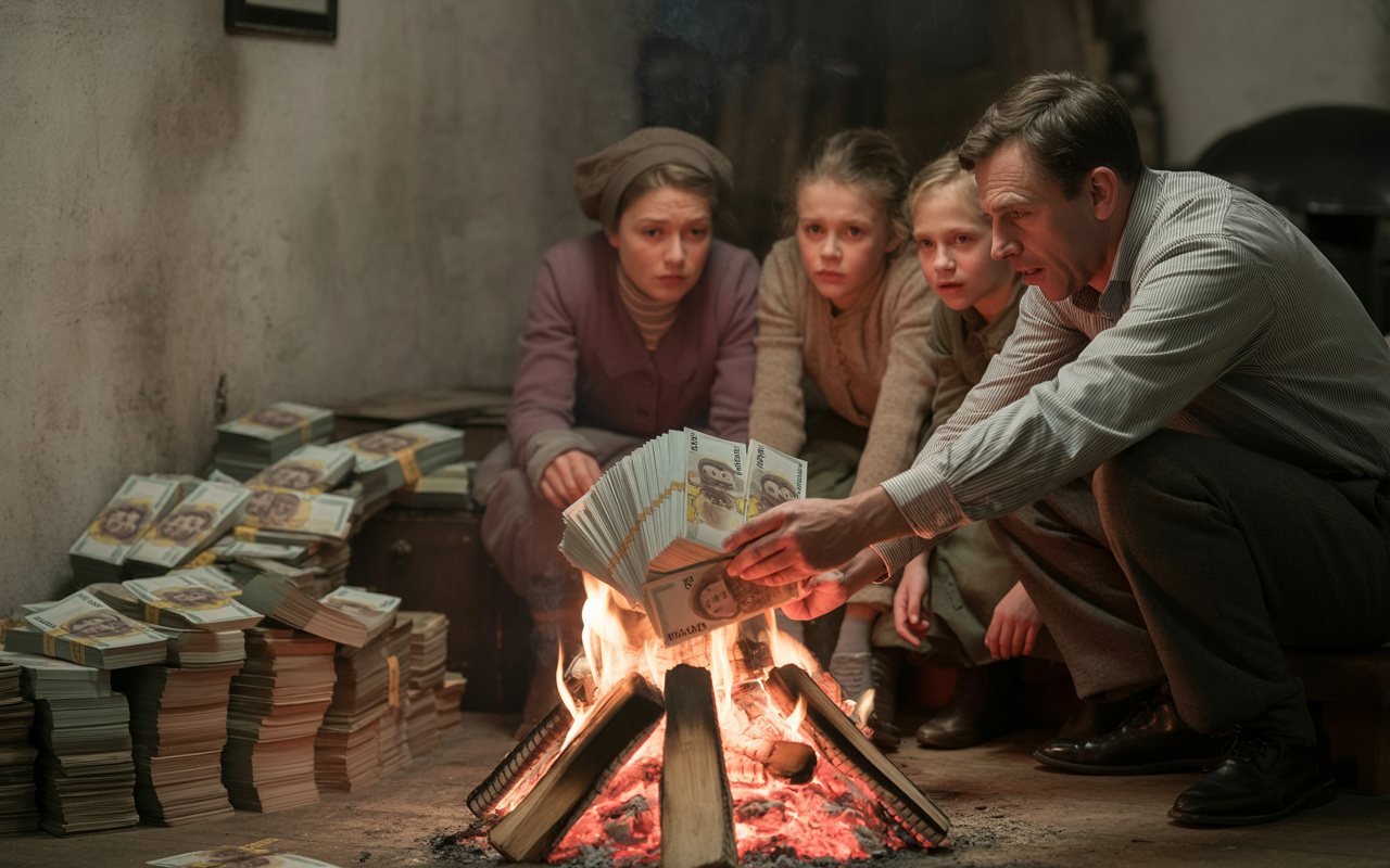 Na Alemanha de 1923, a hiperinflação foi tão absurda que famílias queimavam notas de marco no fogão porque o dinheiro valia menos que a lenha