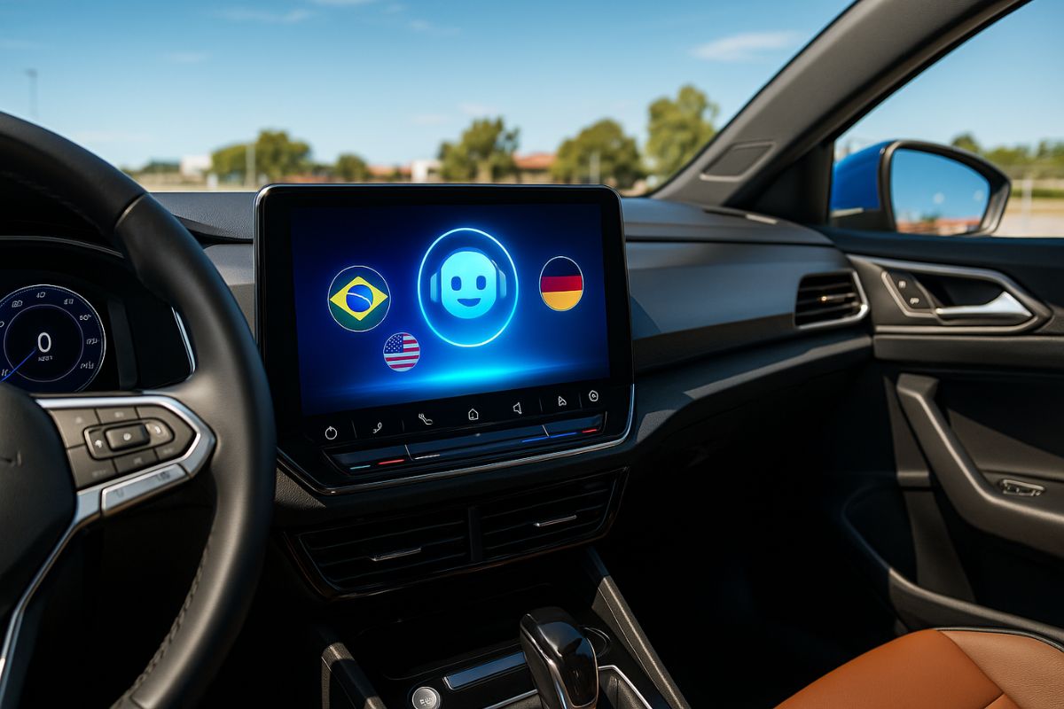 Novo assistente Oto fala português, inglês e alemão e será lançado ainda neste semestre nos carros da Volkswagen
