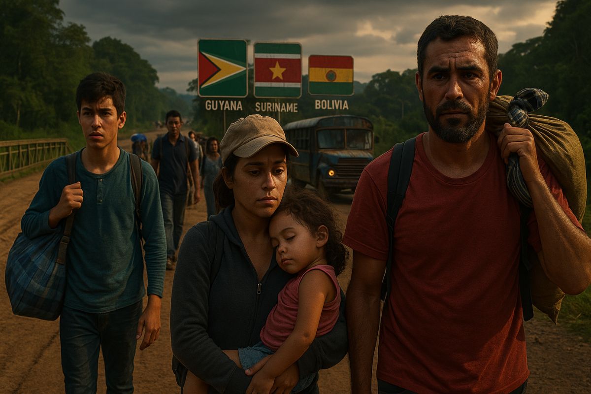 Crise de refugiados venezuelanos em 2025 pressiona países vizinhos do Brasil. Reportagem da Jovem Pan mostra impactos em Bolívia e Guiana, que enfrentam desafios sem apoio internacional.