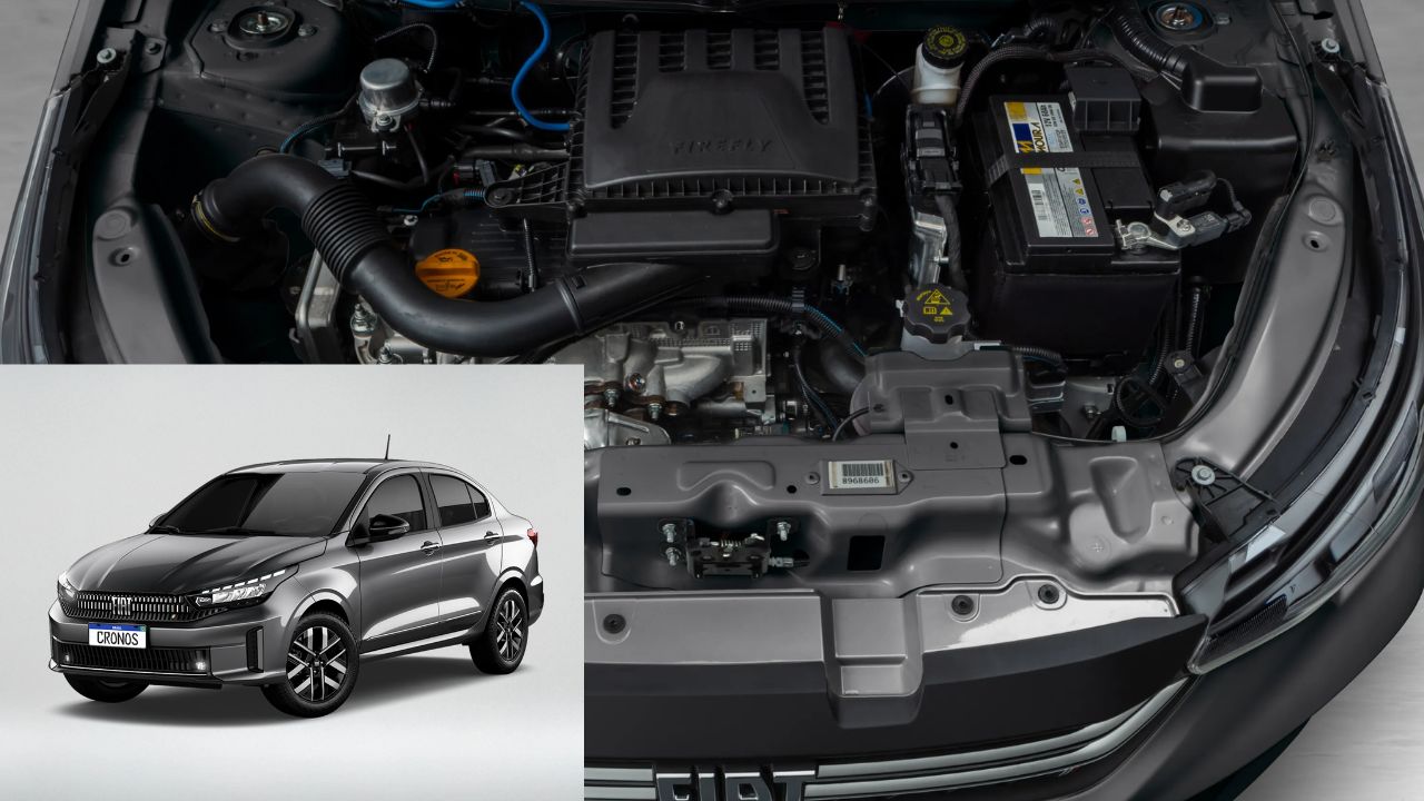 El motor Firefly 1.3 aspirado de 107 cv del Fiat Cronos es, simultáneamente, su mayor triunfo y su mayor debilidad: aunque su rendimiento modesto (0 a 100 km/h en 12,1s) no justifica el precio de R$ 119 mil, su bajo costo de mantenimiento a largo plazo lo convierte en ideal para quienes recorren mucho.