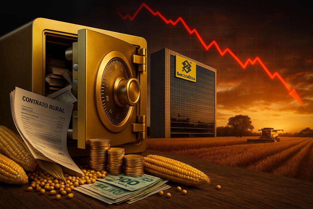 Risco escondido no Banco do Brasil: carteira prorrogada do agro dispara de R$ 10 bi para R$ 87 bi, lucro projetado cai de R$ 36 bi para ~R$ 20 bi e dividendos encolhem