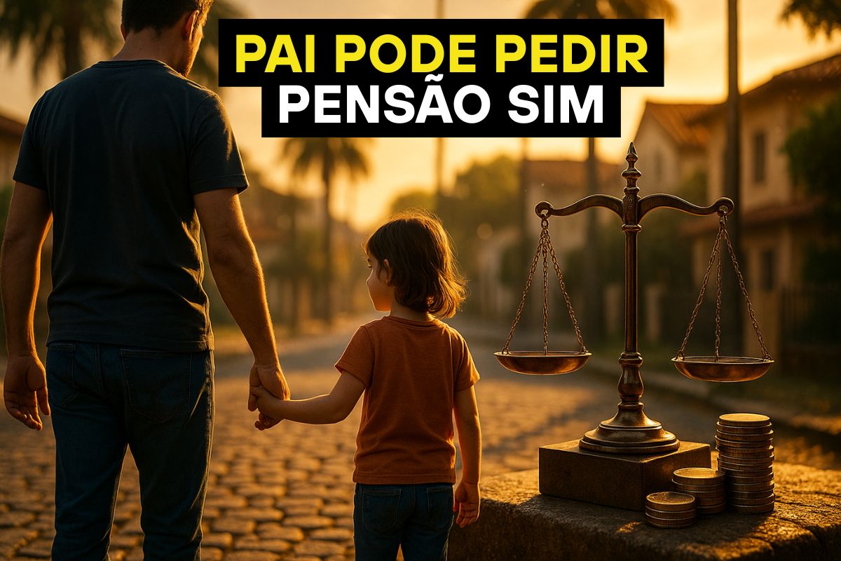 Pai com guarda pode pedir pensão à mãe