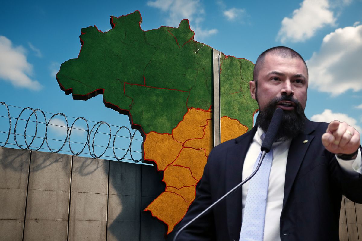 Paulo Bilinski gera polêmica em podcast ao sugerir dividir o Brasil em Norte e Sul, com separatismo e vistos, ideia que acendeu forte debate.