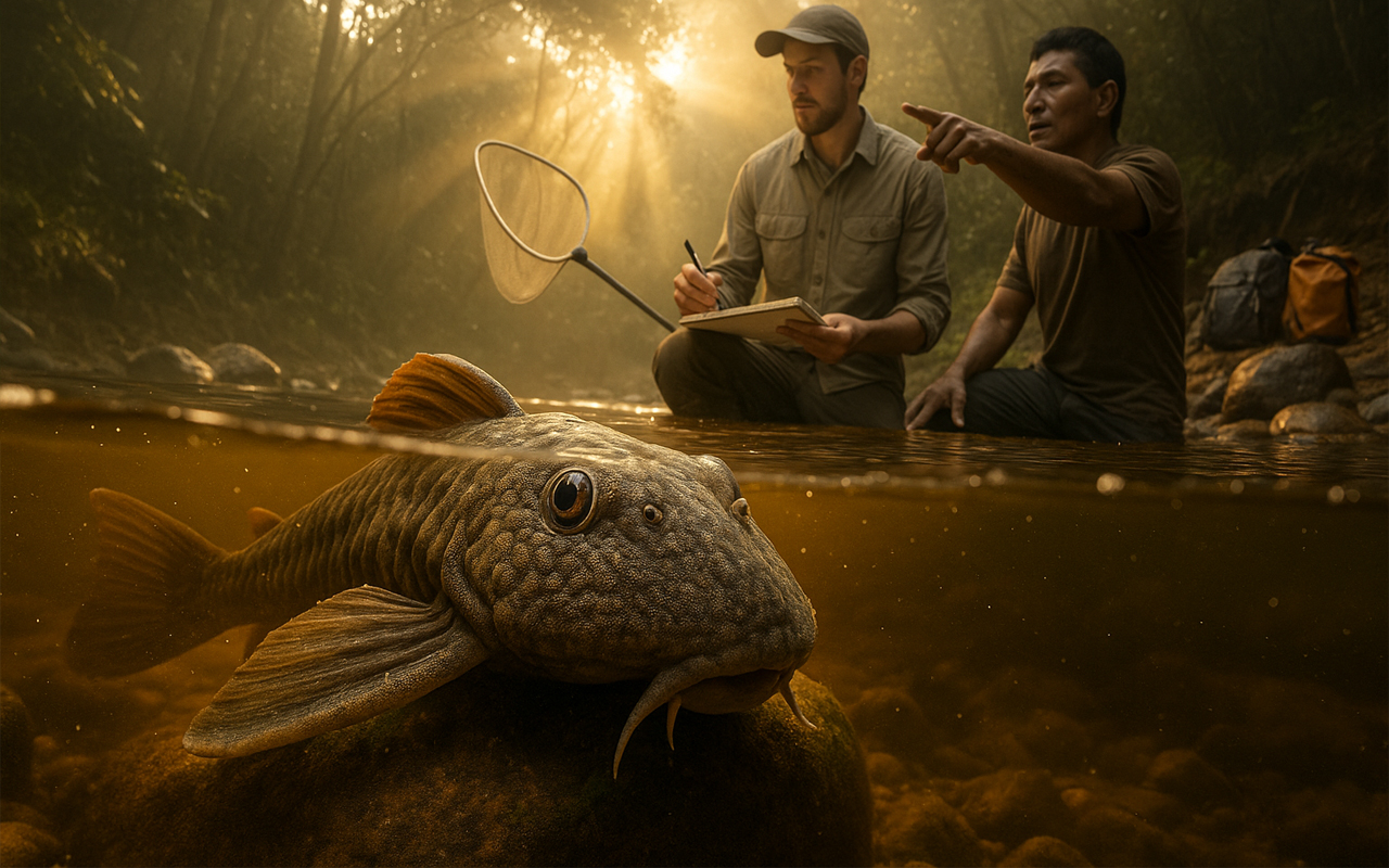 Peixe de “cabeça inchada” aparece em rios da Amazônia e deixa cientistas intrigados, enquanto a mesma expedição registra 27 espécies novas e acende alerta de conservação