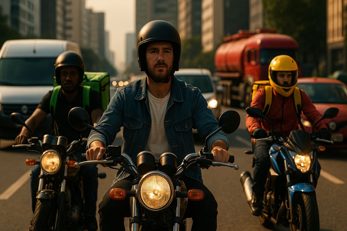 Pela primeira vez, o financiamento de motos ultrapassa o de carros e caminhões, impulsionado por jovens, entregadores e até modelos que dispensam CNH.