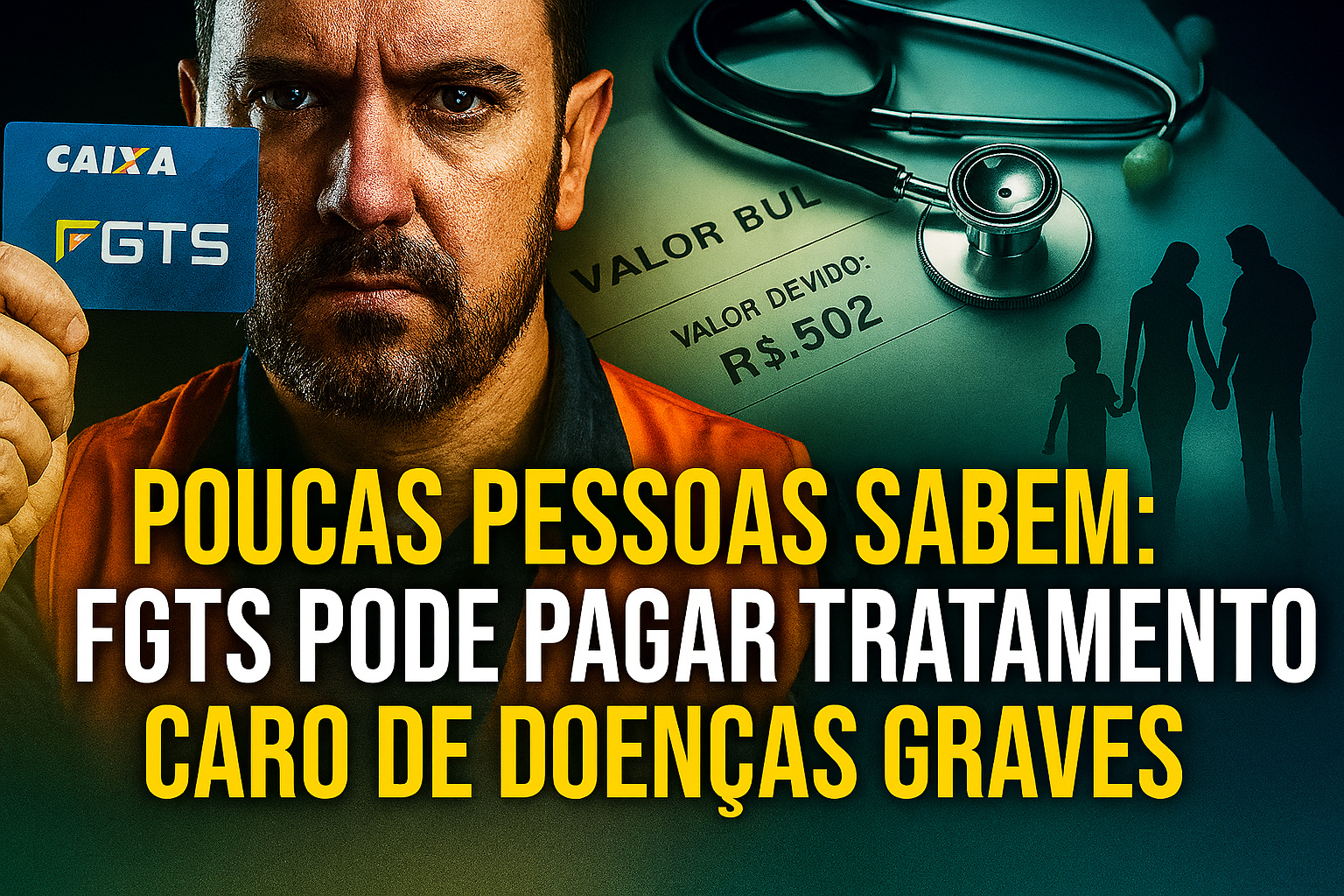Poucas pessoas sabem: FGTS pode ser sacado para pagar tratamento caro de pais e filhos com doenças graves