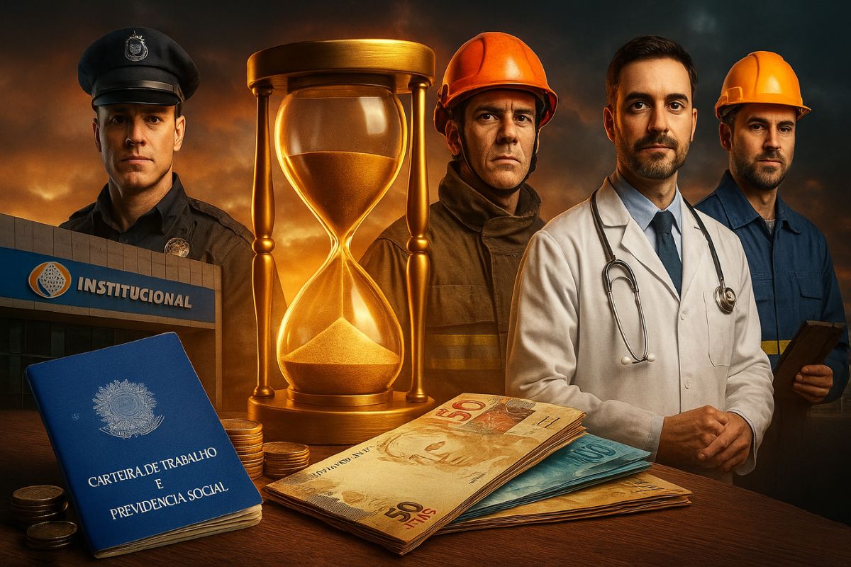 Profissionais em atividades de risco podem se aposentar até 10 a 20 anos antes da idade mínima de 63 anos, bastando comprovar exposição a agentes nocivos e tempo de contribuição ao INSS.