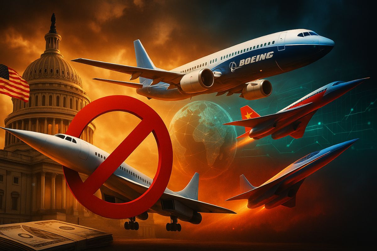 Decisão histórica dos anos 1970 impediu avanços na aviação civil, favoreceu a Boeing e agora volta ao centro do jogo geopolítico com novos projetos supersônicos.